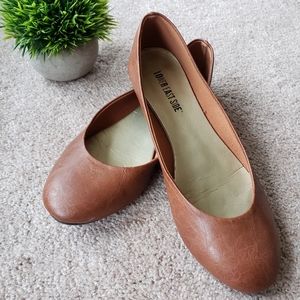Lower East Side Brown/Cognac Ballet Flats